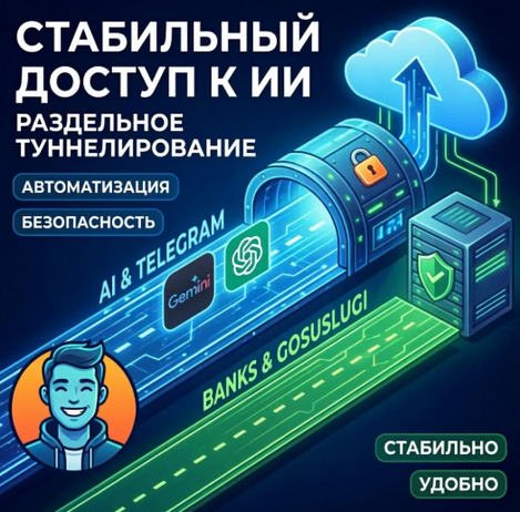 Изображение [Artefact] Гайд по настройке доступа к иностранным нейросетям за 15 минут с готовыми ключами (2026)